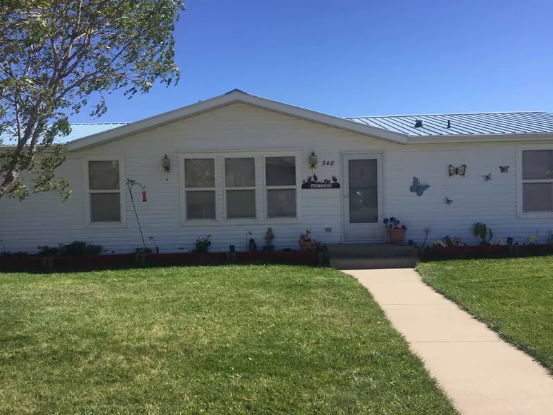 Front of a manufactured house